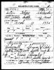 Ahlander Berton, WW1 draft